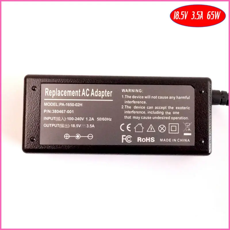 Зарядное устройство для ноутбука HP Compaq TC1000 TC1100 TC4200 TX1000 TX1100 TX1200 TX1400 TX2000 TX2100 18 5 в а 65