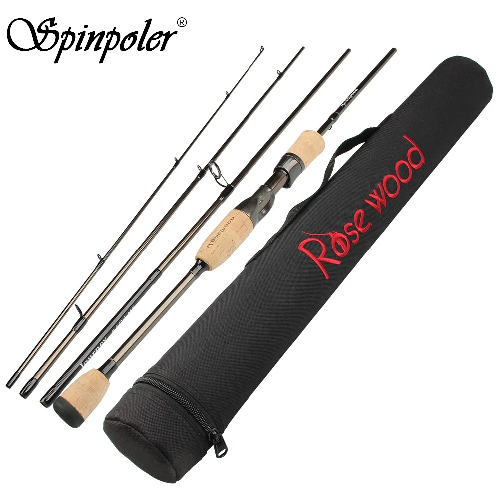 Super Lightweight 1.98m 7g-21g Portable Journey Travel Fishing Rod Medium Power with Premium Cork Handle for Bass Trout Pike | Спорт и