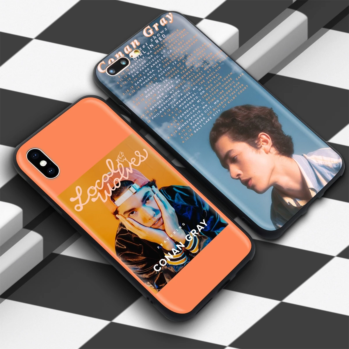 Чехол Lavaza Conan серый для iPhone 12 mini 11 Pro XS Max XR X 8 7 6 6S Plus 5 5s se|Бамперы| |