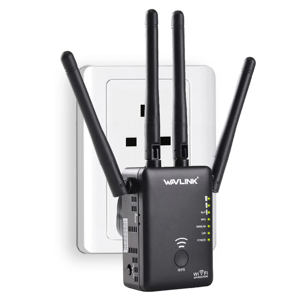 

Wavlink AC1200 WIFI Repeater/Router Wireless Range Extender wifi Amplifier with External Antennas wifi Long Range Repeater