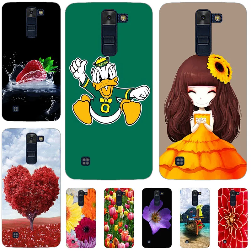 Чехол для телефона LG K8 2016 45 стилей жесткий пластиковый чехол с рисунком LGK8 |