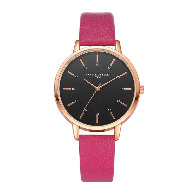 

New 2018 Wristwatch women casual Style Simple Quartz Watch Scale Leather Belt Charm Watch For Ladies Gift