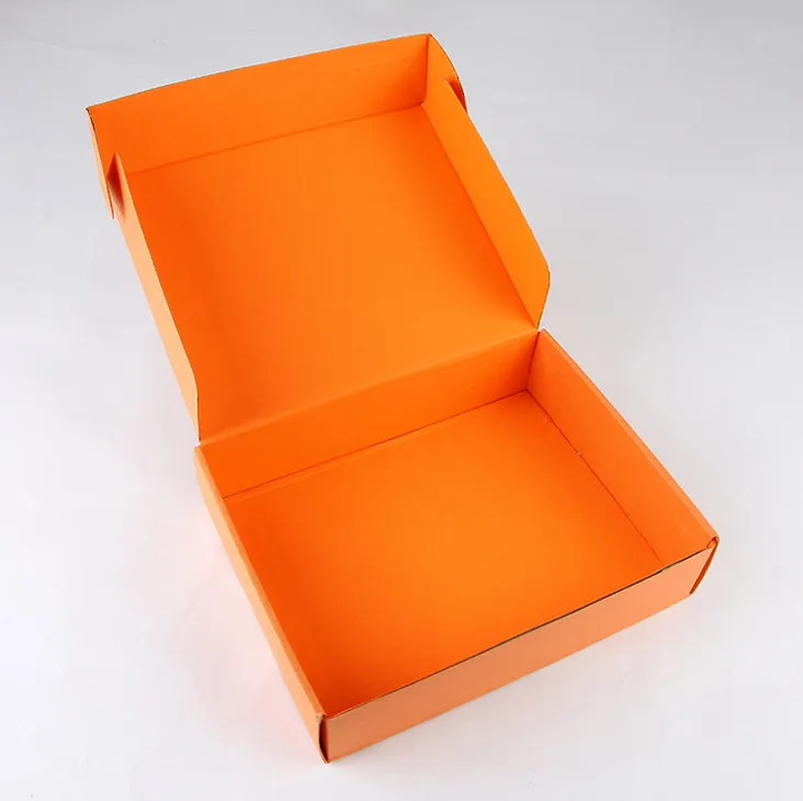 Плоская Складная гофрированная отрезная почтовая коробка с логотипом на заказ
