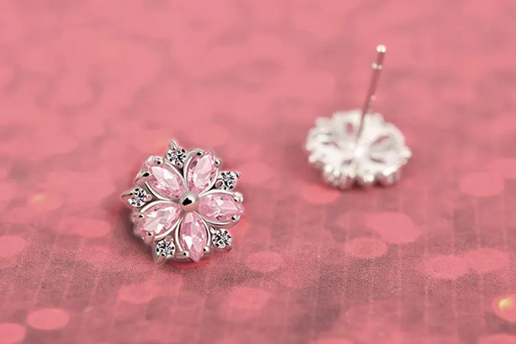 Распродажа 925 серебро Европа перо Кристалл от Swarovski Новая мода креативные cz серьги классический ретро микро набор горячие ювелирные изделия