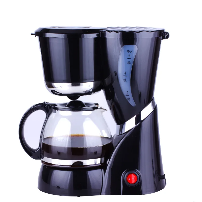 Coffee Maker Американская кофемашина 0.6L машина для приготовления чая и кофе, одно касание, анти-капельная конструкция, капельная Кофеварка для домашнего использования 220-240 в 550 Вт D40 - Цвет: Coffee Maker