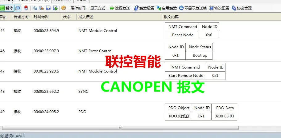 Canopen Can STM32 макетная доска для обучения обеспечивает исходный код основной станции и управляемой станции