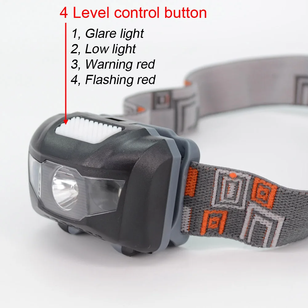 Carp Fishing Headlamp Led Head Light Glare for Night with Warning Red | Спорт и развлечения
