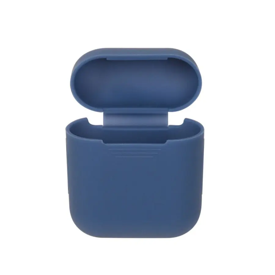 Blue XBERSTAR для Apple AirPods Силиконовый Чехол ударопрочный защитный чехол для AirPods настоящий беспроводной чехол для наушников s - Цвет: Blue