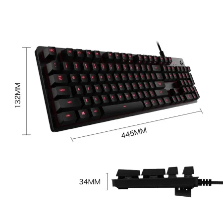 Игровая механическая клавиатура Logitech G413 с подсветкой Переключатель Omron