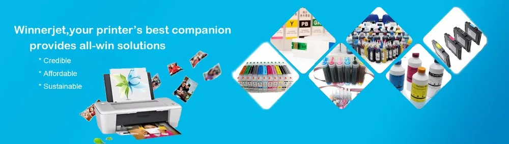 Сублимационные чернила на водной основе Winnerjet для Epson 7600 9600 сублимационные чернила