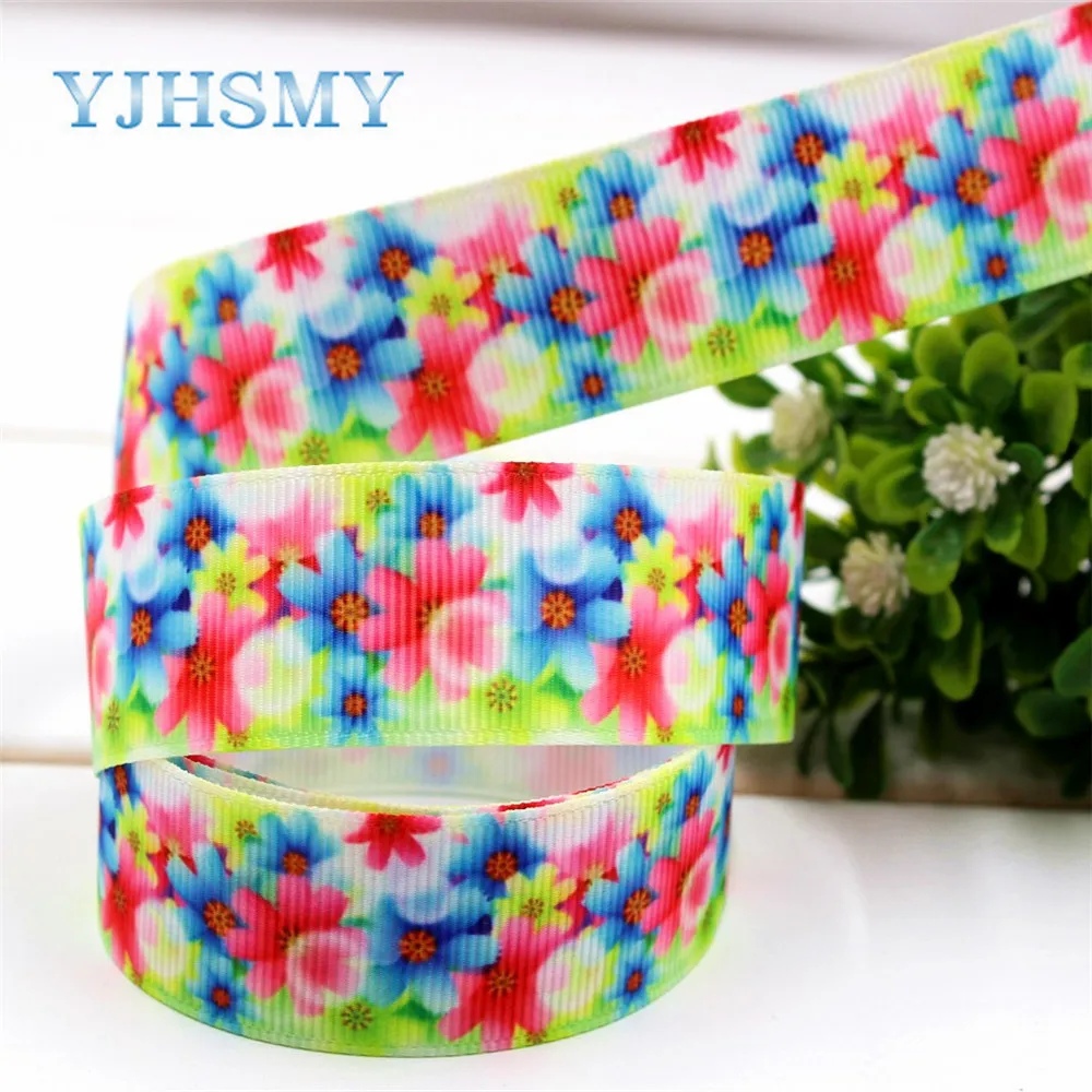 YJHSMY 1722334 1 '✥ мм мультфильм напечатанный grosgrain ленты DIY handmadeHair Аксессуары