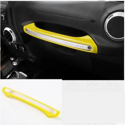 ABS пассажирский Copilot Golve Box Ручка декорированная крышка молдинги для Jeep Wrangler