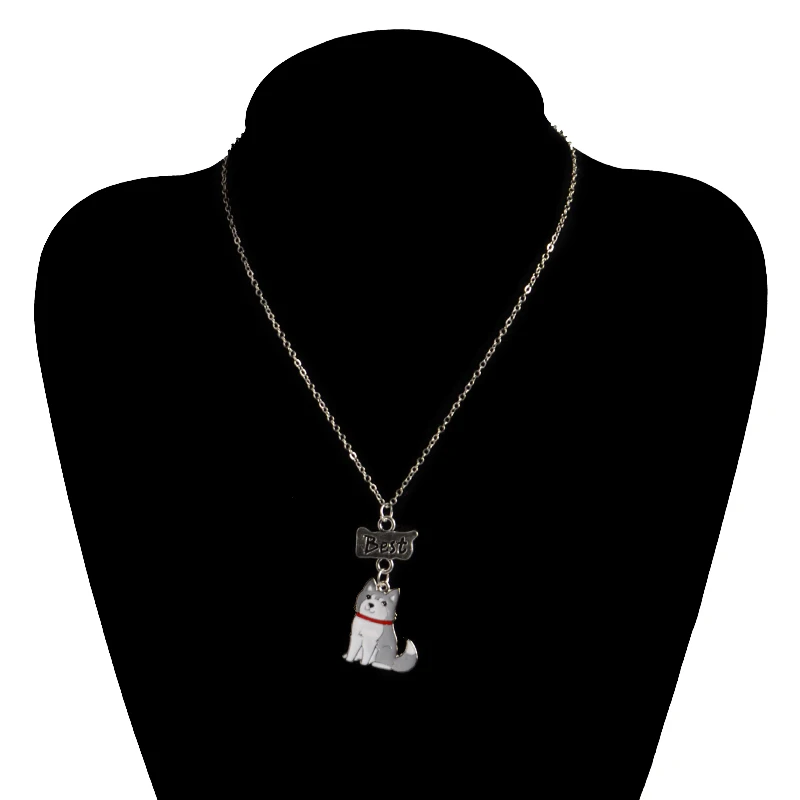 Ожерелье с подвеской Хаски из Аляски 2 шт./компл.|necklace for sisters|necklace diybest friend necklace |