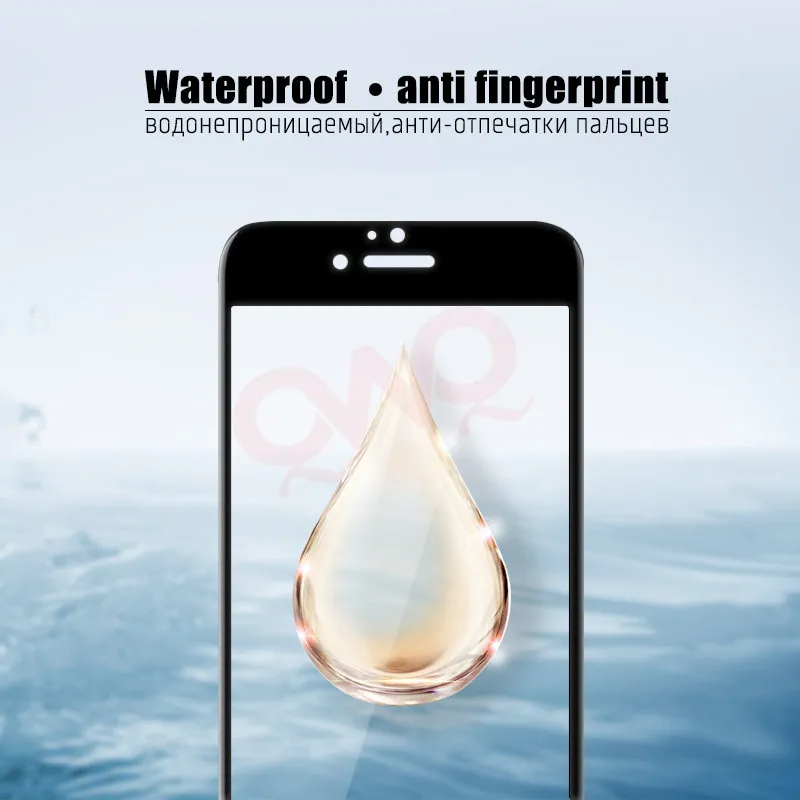 2.5D 9H полное покрытие защитное закаленное стекло для iPhone 7 6s Plus Защитная пленка