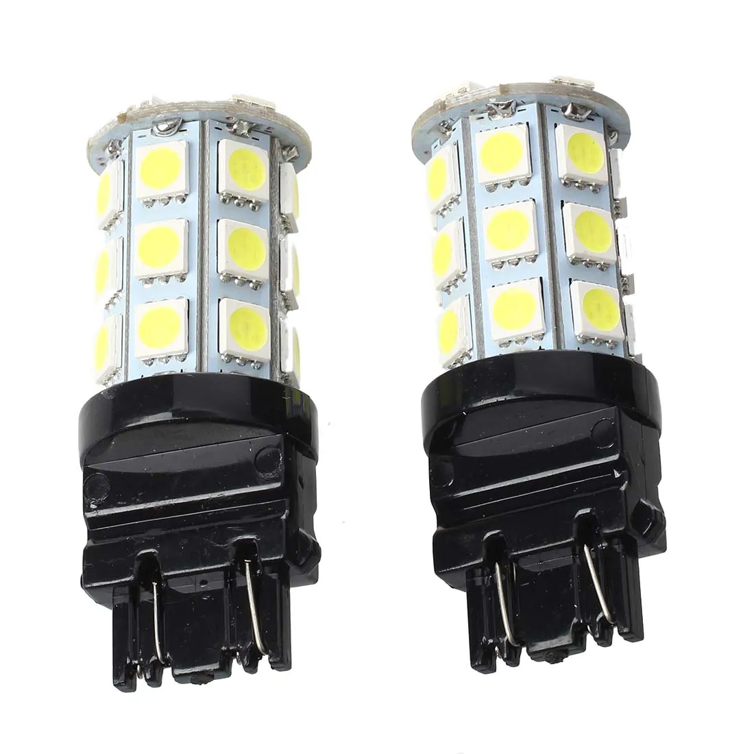 2 T20 3157 чистый белый 5050 SMD 27 светодиодные задние сигнальные лампы|Светодиодные