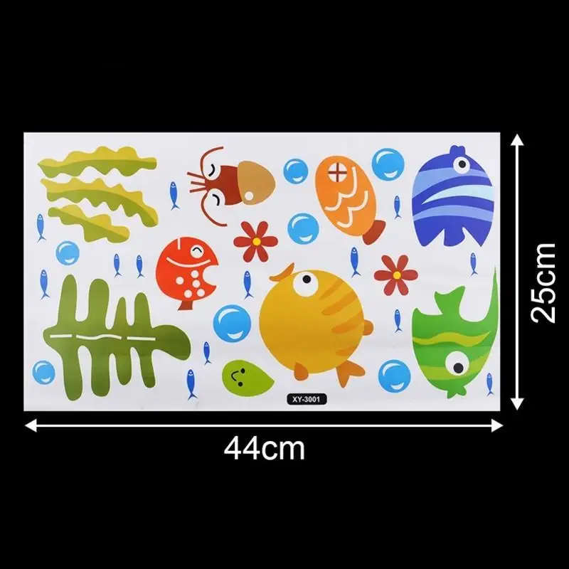 Тропический настенный стикер рыбка для декора Детская ванна плавательные