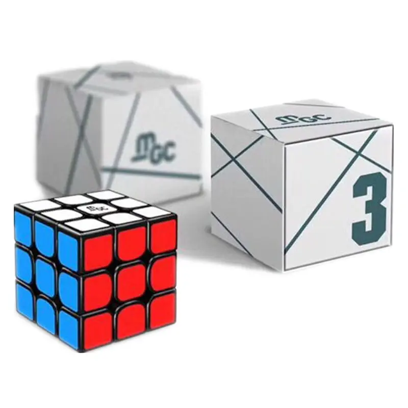 YJ MGC 3x3x3 Магнитная Магический кубик рубика профессиональный скоростной Yongjun MGC Скорость Cube для Тренировки Мозга игрушечные лошадки для детей магнитный куб игрушки для взрослых