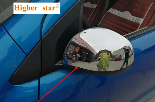 

Higher star ABS chrome 2pcs car side Door Mirror decoration protection Cover for SUZUKI ALTO,Pixo, 2009-2014