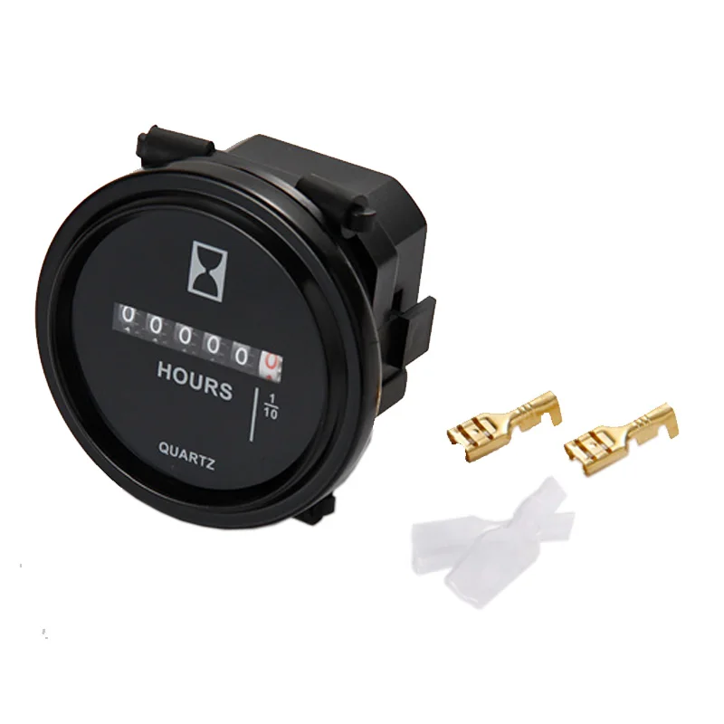 Mechanical Hour Meter Counter TIMER Hourmeter for Trimer Farm Machine Generator Diesel Gasoline Petrol Engine HM009 DC 6~80V | Автомобили