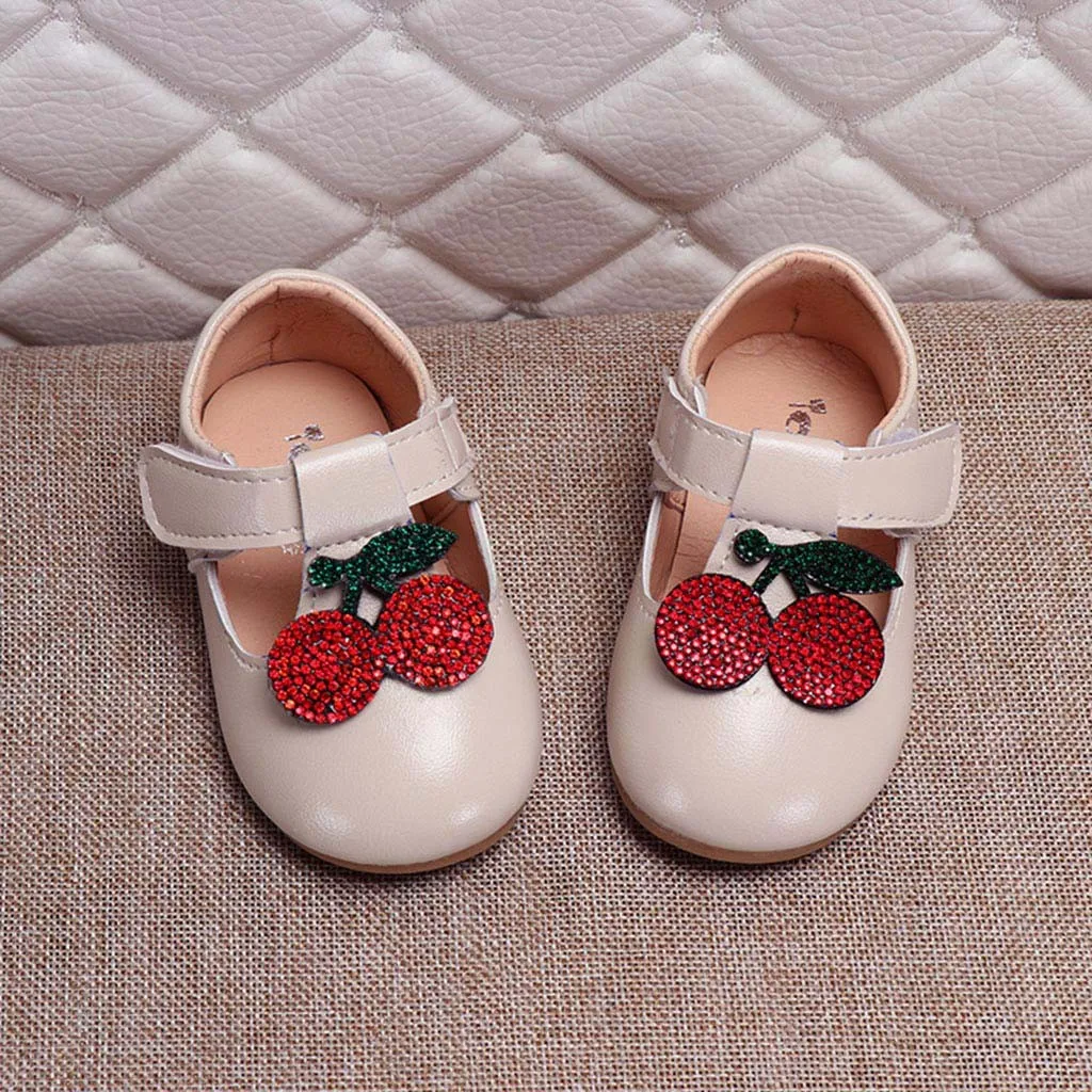 MUQGEW Baby Girls Shoes Toddler Infant Kids Elegant Flower Single Princess Casual Shoes Children Leather Shoes For Girls 3Y-8Y - Цвет: G