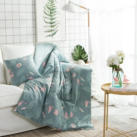 Cushion Blanket5 Подушка в скандинавском деревенском стиле, одеяло с тропическим растением, 2 в 1, домашний диван, детское одеяло, подушки для дивана, постельные принадлежности - Цвет: Cushion Blanket5
