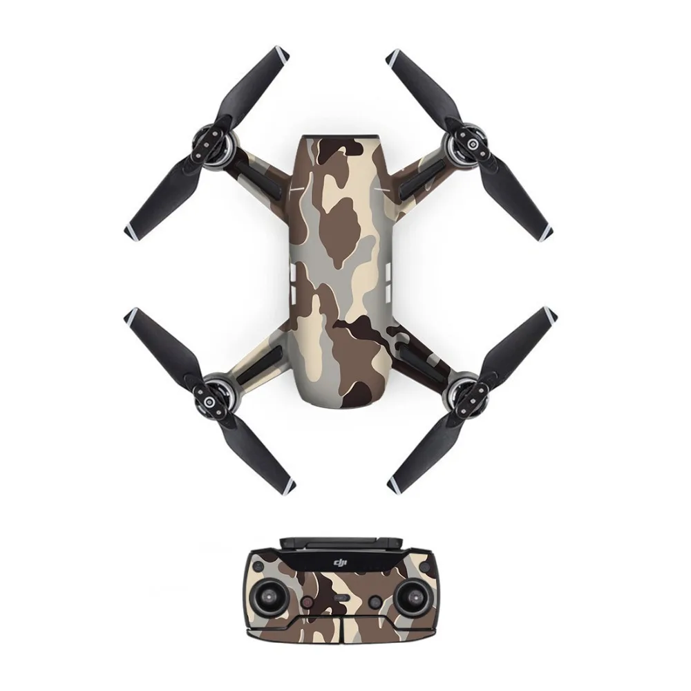Водонепроницаемый DJI Mavic Spark стикер s батарея наклейка пульт дистанционного управления кожа полный набор Дрон стикер тела для DJI Spark кожи граффити