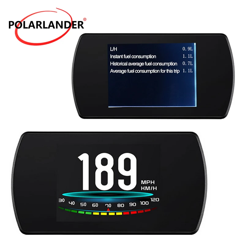 OBD2 цифровой автомобильный проектор HUD бортовой компьютер Спидометр на лобовое