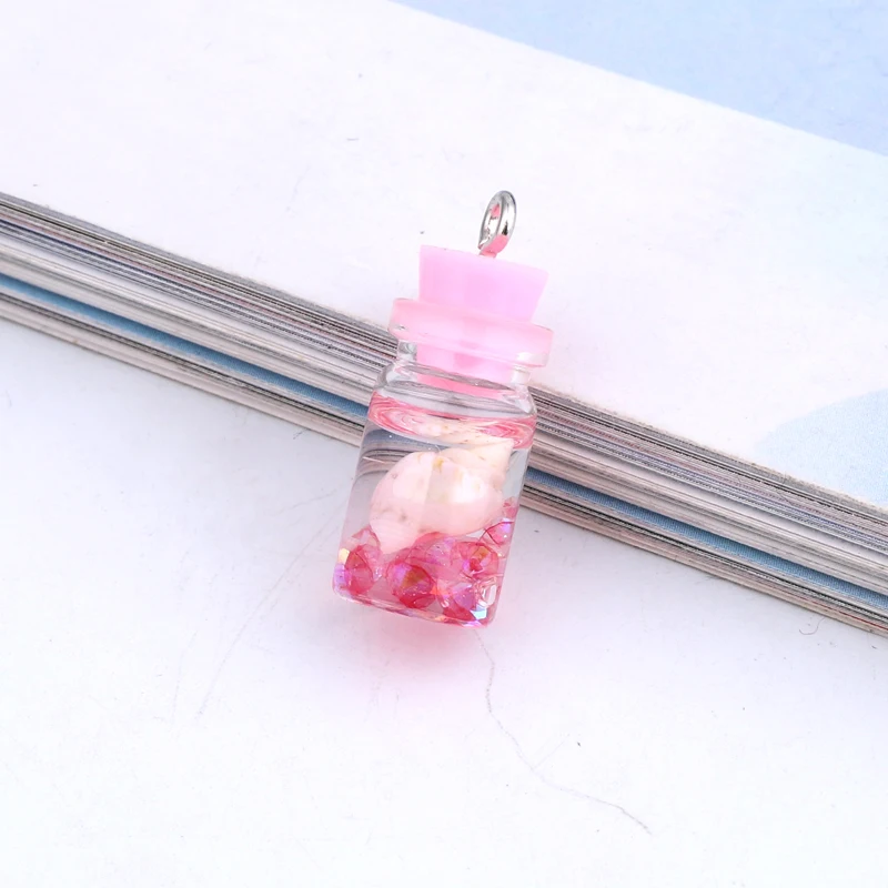 5 шт. милые Подвески в виде бутылки из смолы подвески сделай сам корейские женские