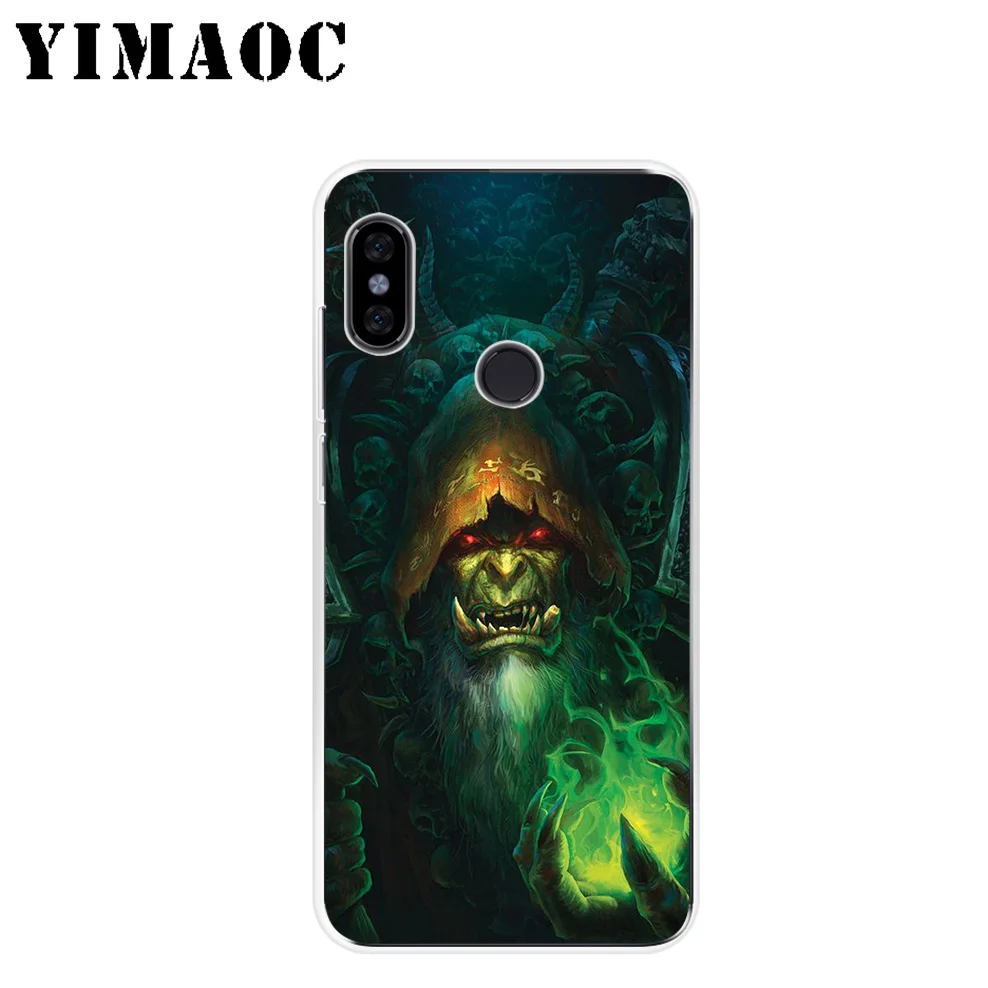 Мягкий силиконовый чехол YIMAOC World of Warcraft для Xiaomi Redmi 6 6A 5A 5 S2 Puls Note 8 7 4X4 4A Pro Go |