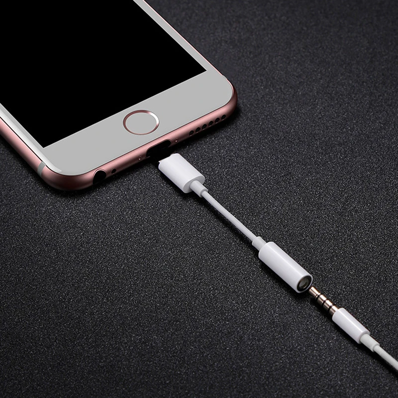 3,5 мм разъем Aux аудио Adpater для iPhone 7 8 Plus X XR XS MAX iPad аудио Aux адаптер