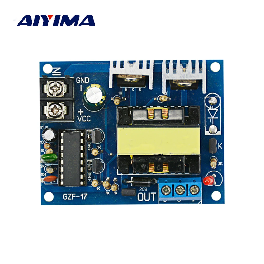 Aiyima TL494 100 W 12 V постоянного тока до 0 110 220V микро инвертор Двойной повышающий