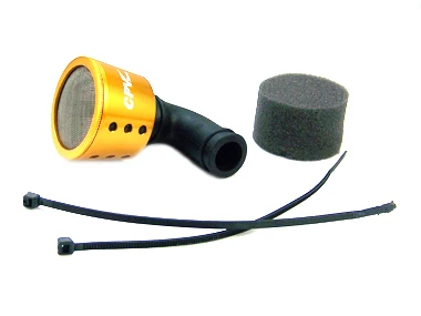 Конический алюминиевый 1/8 масштаб воздушный фильтр для нитро двигателя RC модель багги автомобиль грузовик - Цвет: cpv51711A