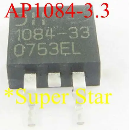 Free shipping AP1084K33L-13 AP1084 AP1084-3.3 DIODES TO-263 New and oirginal3pcs/lot | Электронные компоненты и