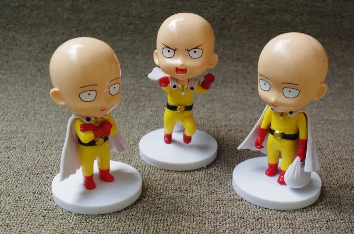 

3pcs/set ONE PUNCH MAN Saitama Sensei Japanese Anime Action Figure PVC New Collection figures toys Collection for Christmas gift