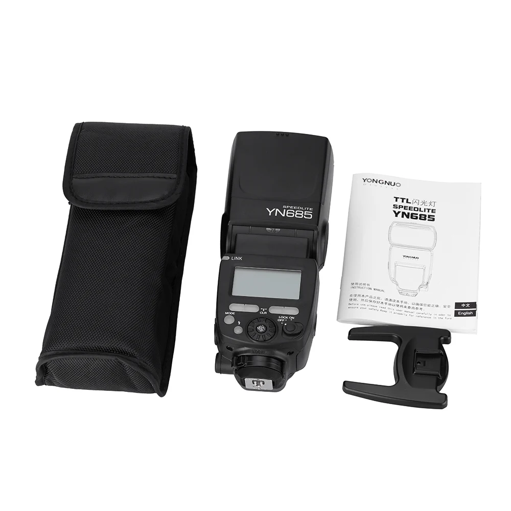 Беспроводная вспышка YONGNUO YN685 E TTL HSS 1/8000s GN60 2 4G Speedlite Speedlight Flash Trigger Receiver для Canon DSLR