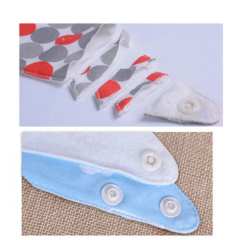 Owlzz 2 Pcs A Lot Baby Bids Cotton Bibs Cartoon Animal Bandana Infant Saliva Towel Kid Accessories | Детская одежда и обувь