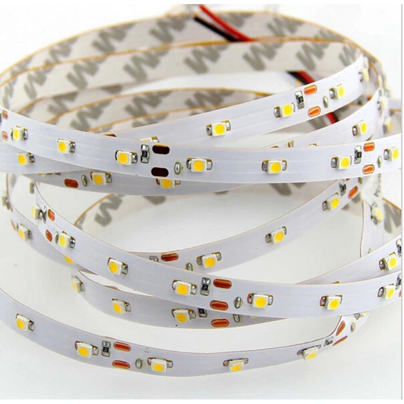 5 м Светодиодная лента RGB светодиодная Диодная TV LED DC 12V 3528 источник питания лампа