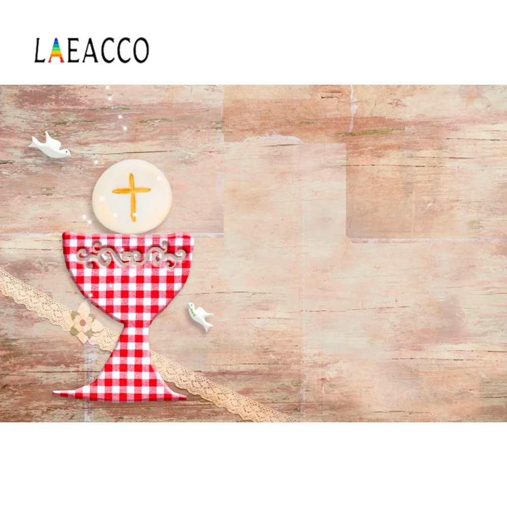 Laeacco фон для фотосъемки детей с изображением золотого Халса и Креста на первое