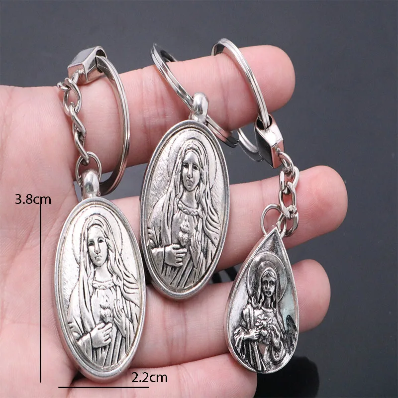 Католические Виргинские ювелирные изделия Mary брелок в виде мотоцикла merce Jesus
