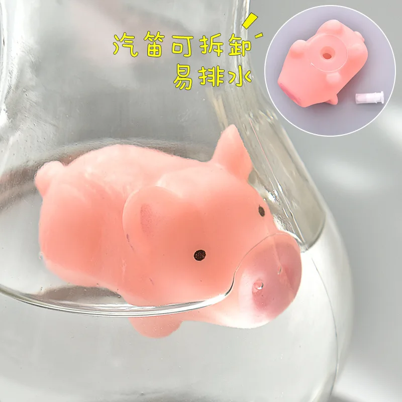 3 шт. Симпатичные розовые сжимаемые вокальные игрушки снижение давления животные