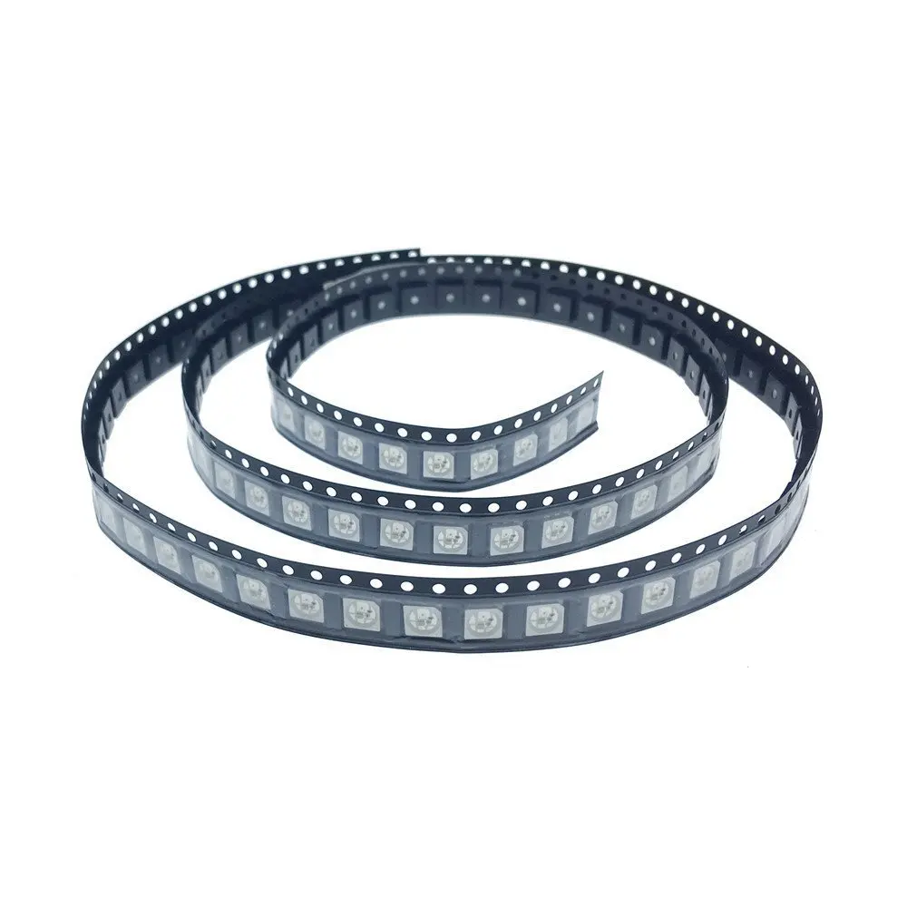 50 ~ 1000 шт. WS2813 (6 контактов) двухсигнальный 5050 SMD черный/белый вариант индивидуально