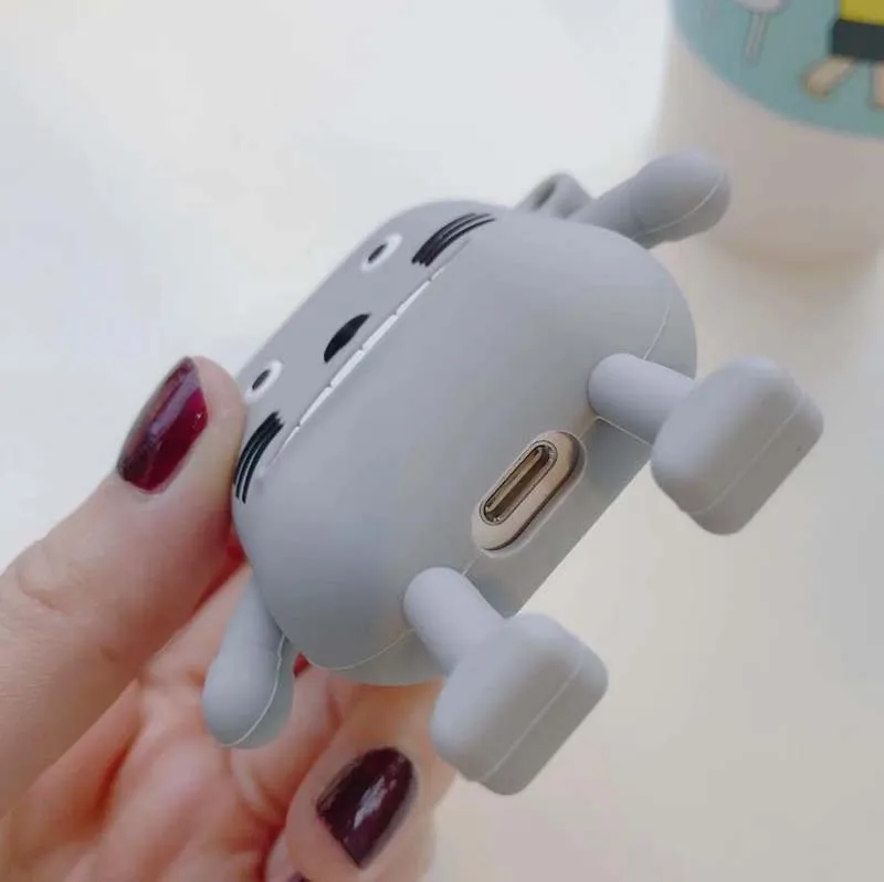 Чехол с мультипликационным рисунком для airpods 1 2, беспроводной bluetooth-ушной чехол для телефона airpod, мягкий силиконовый чехол для air pods