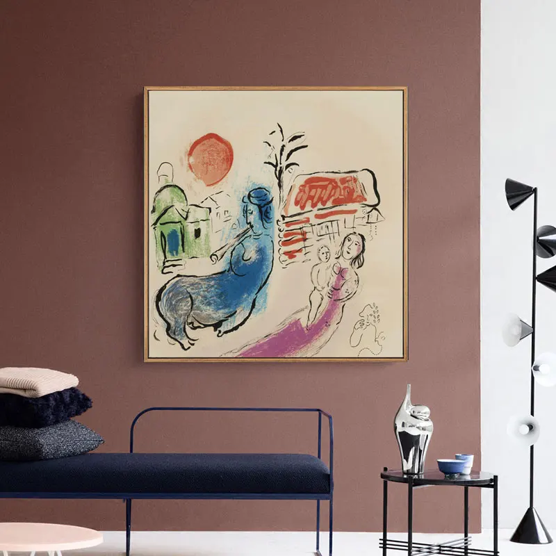

Modern Light - Colored Abstract Decorative Painting Canvas Print Painting Poster Art Wall Picture for Living Room Home Decor