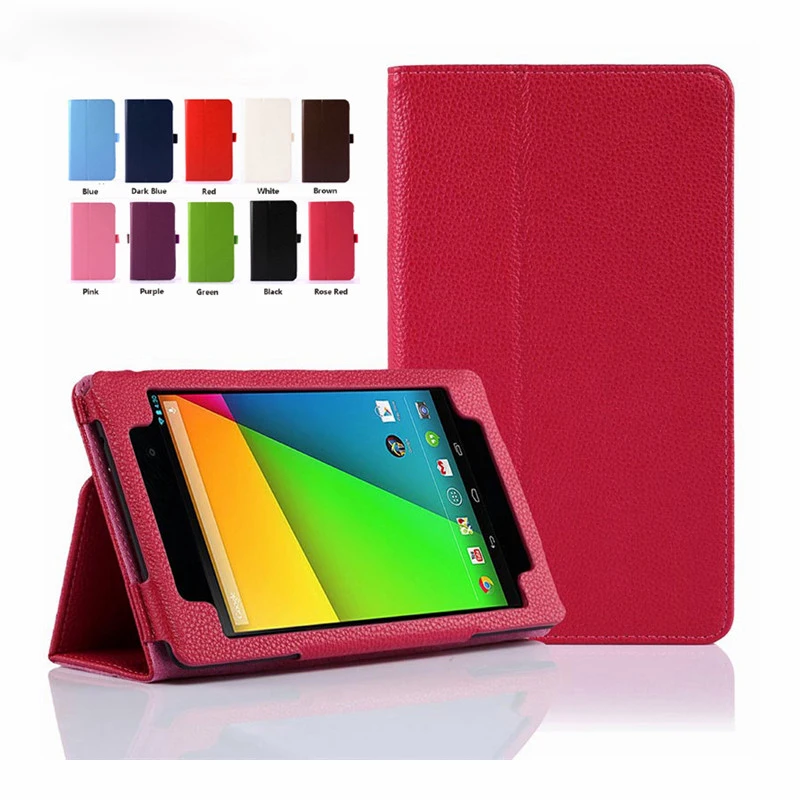 KiKiss чехол для планшета Asus Google Nexus 7 1st 2012 FHD флип ультра тонкий PU кожаный стойка