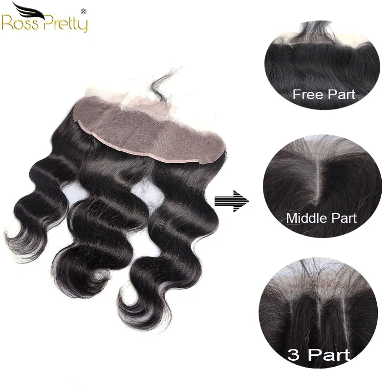 Бразильские волосы Ross Pretty натуральный цвет волнистые Remy для тела кружевные