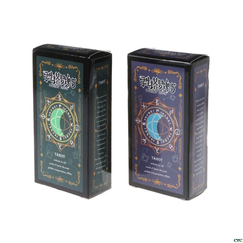 Student Tarot Cards With Colorful Box Mysterious Divination Astrology Board Game | Спорт и развлечения