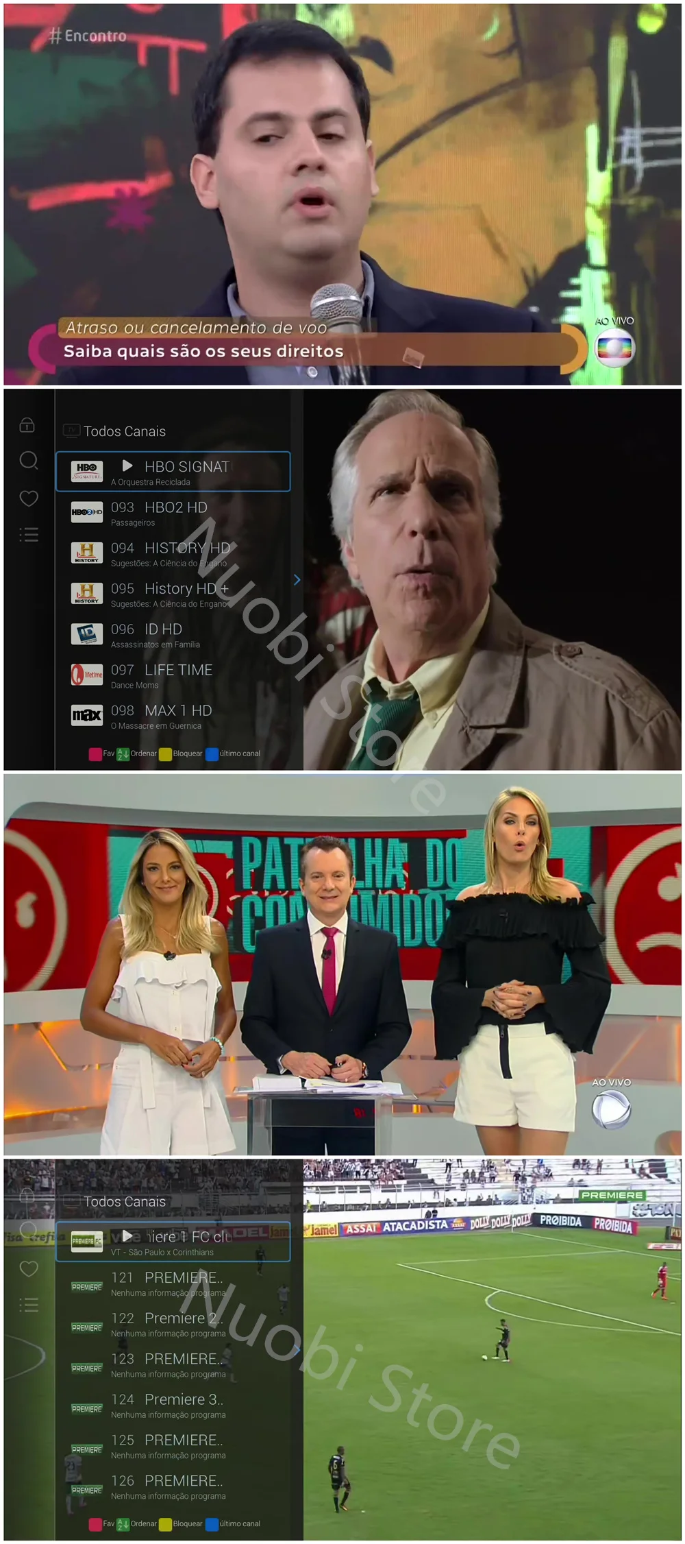 H tv 5 tigre BOX Portugal бразильский ТВ Live H. tv 6 португальский HD Filmes по требованию ТВ brasileiros потоковый плеер