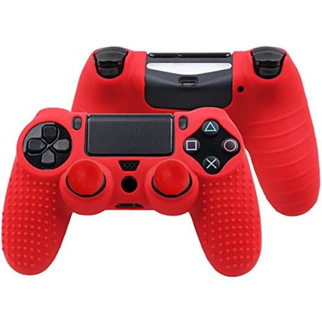 100 шт. новый стиль Противоскользящий силиконовый мягкий чехол для Sony PlayStation 4 PS4 DS4