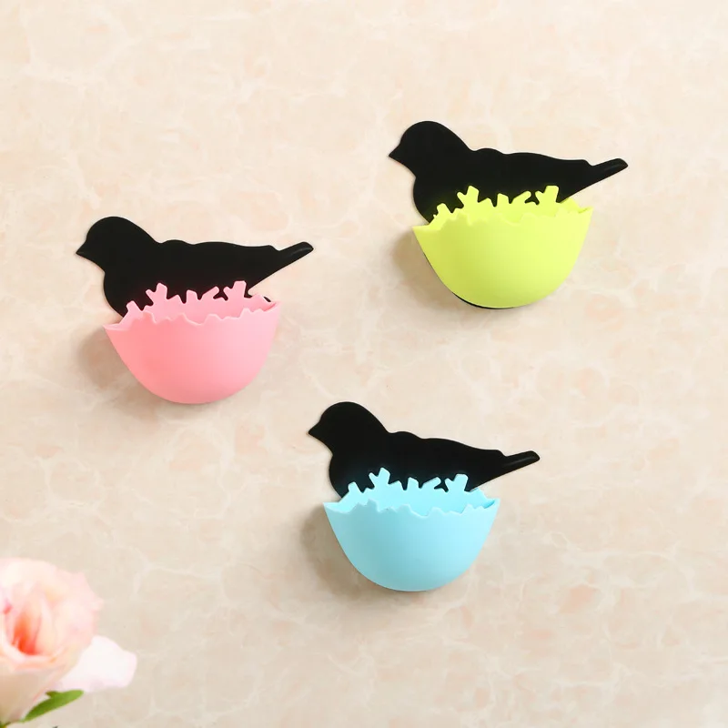 1 шт. милый стиль держатели для хранения птиц стойки настенные стикеры домашний