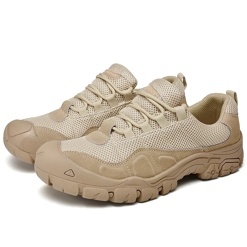 

Men's outdoor hiking footwear waterproof breathable trainers desert training sports shoes non-slip walking sneakers high quality